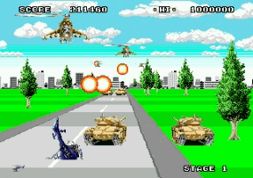 Super Thunder Blade Screenshot 1